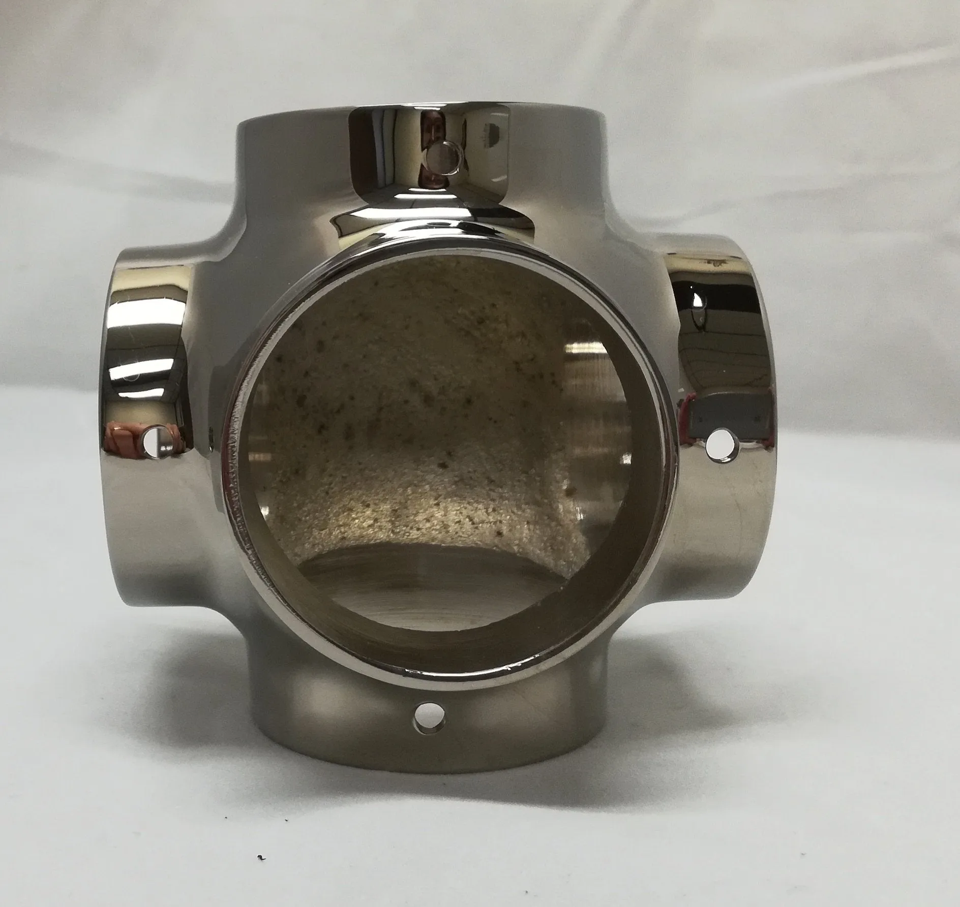 Ball Side Outlet Cross for 2" Tubing