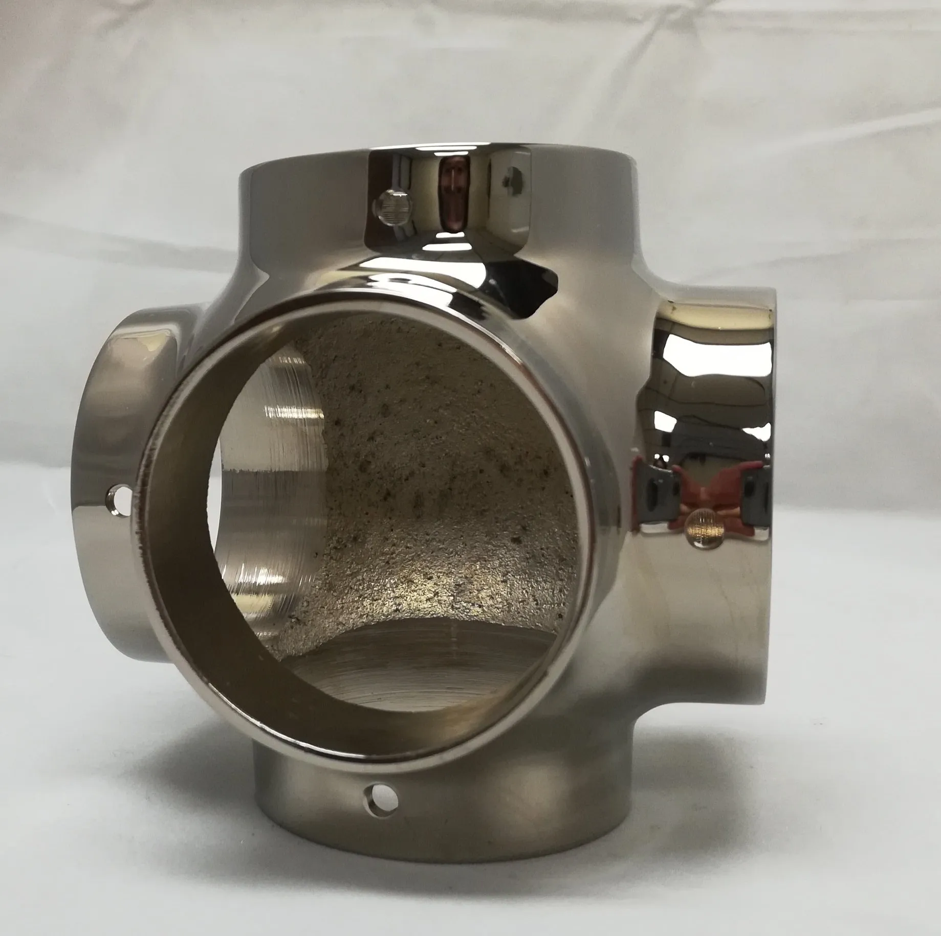 Ball Side Outlet Cross for 2" Tubing