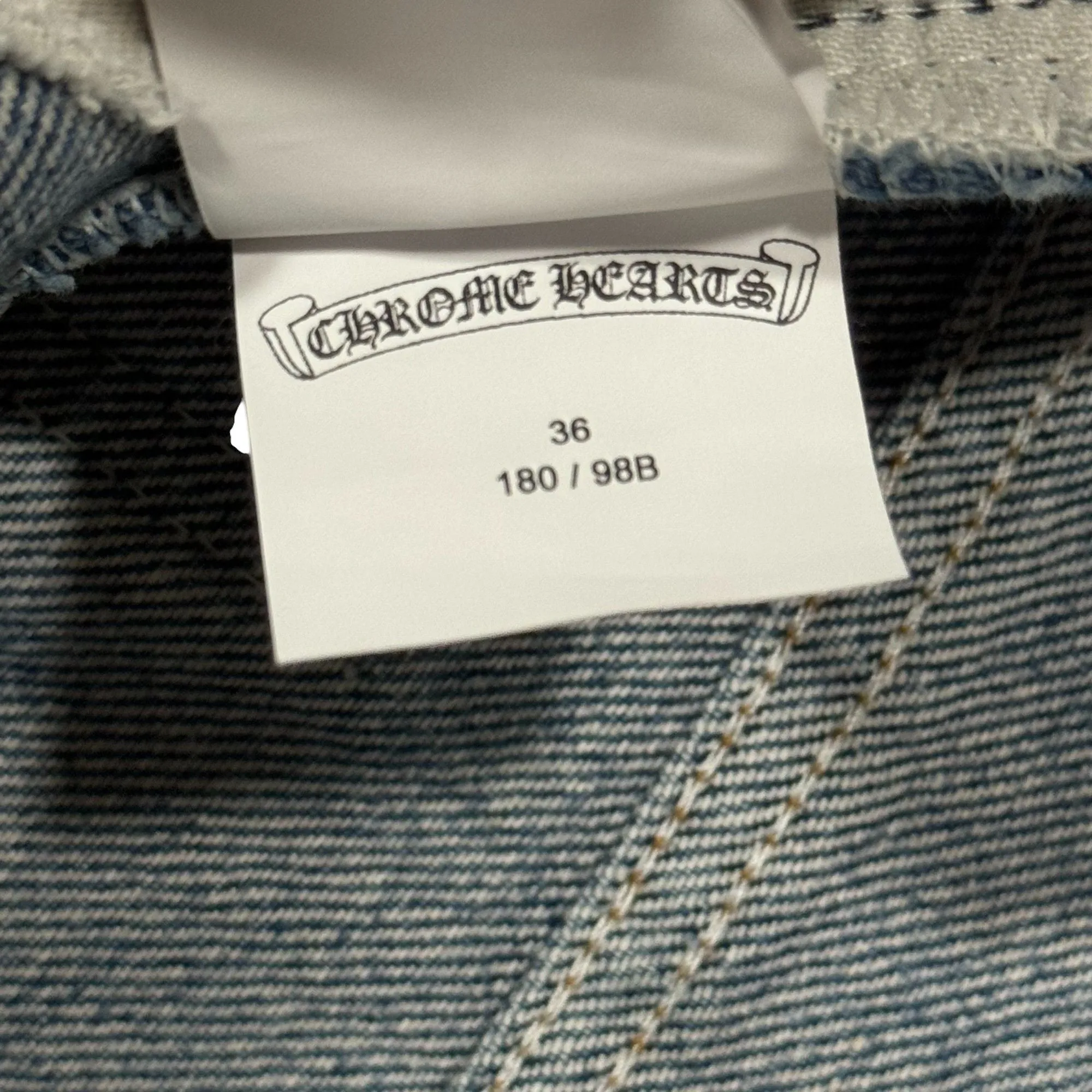 Blue Denim Cross Patch Levi's Jeans