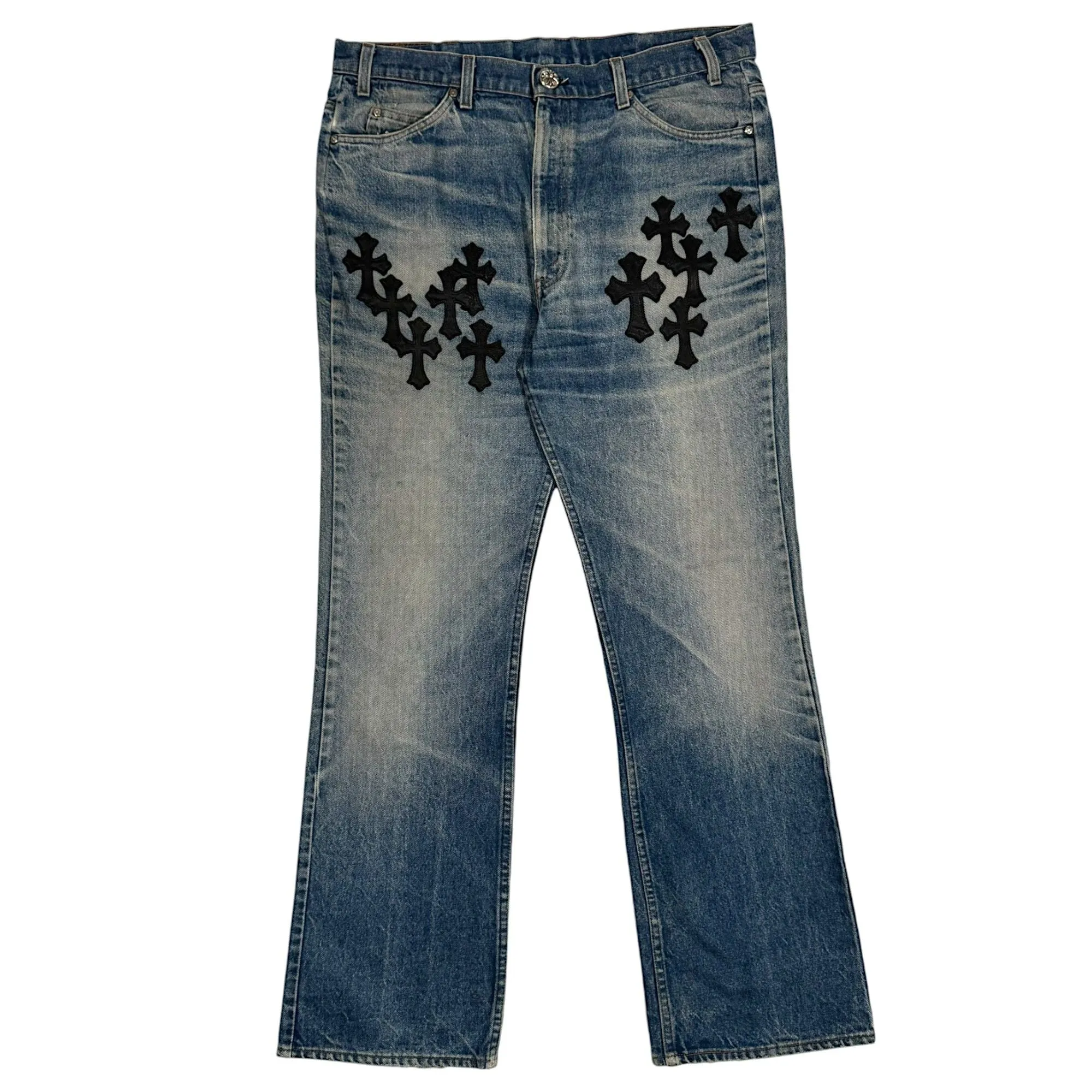 Blue Denim Cross Patch Levi's Jeans