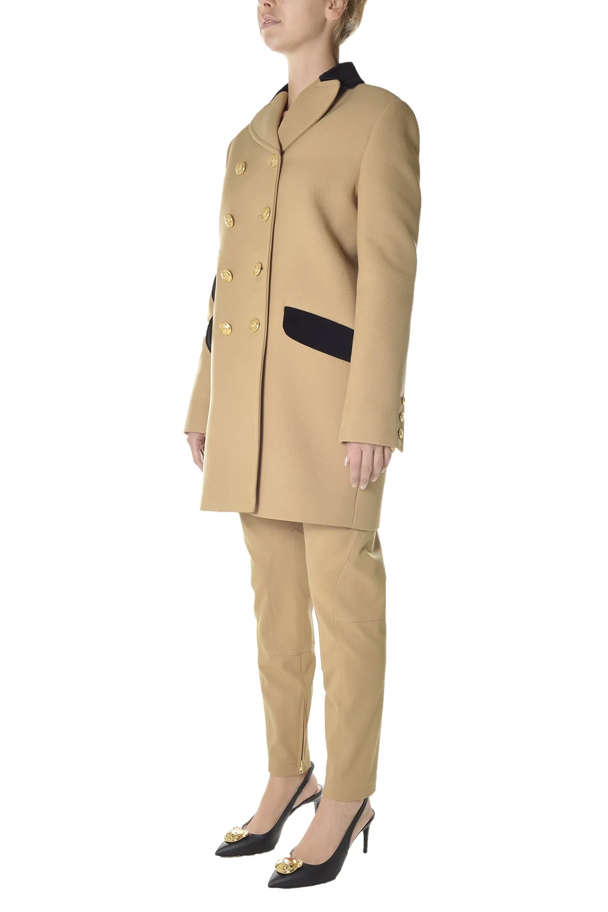 Boutique Moschino Double-Breasted Tailored Coat