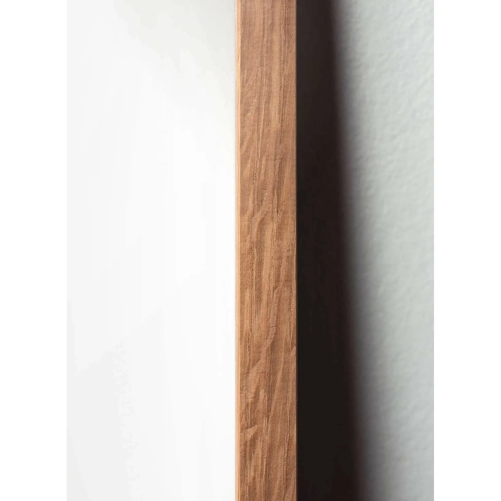 Brainchild Teddy Bear Classic Poster, Frame Made Of Light Wood 50x70 Cm, White Background