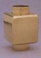 Cubical Inline Fitting for 2" Tubing