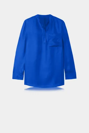 Designer Blue Tunic Style Tops