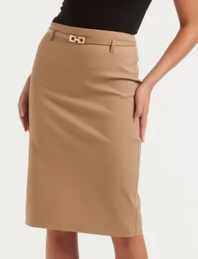 Diana Belted Pencil Skirt