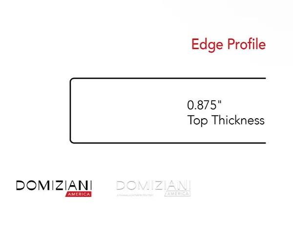 Domiziani Lava Stone Rectangular 44" x 24" Tabletop - Luna Rossa