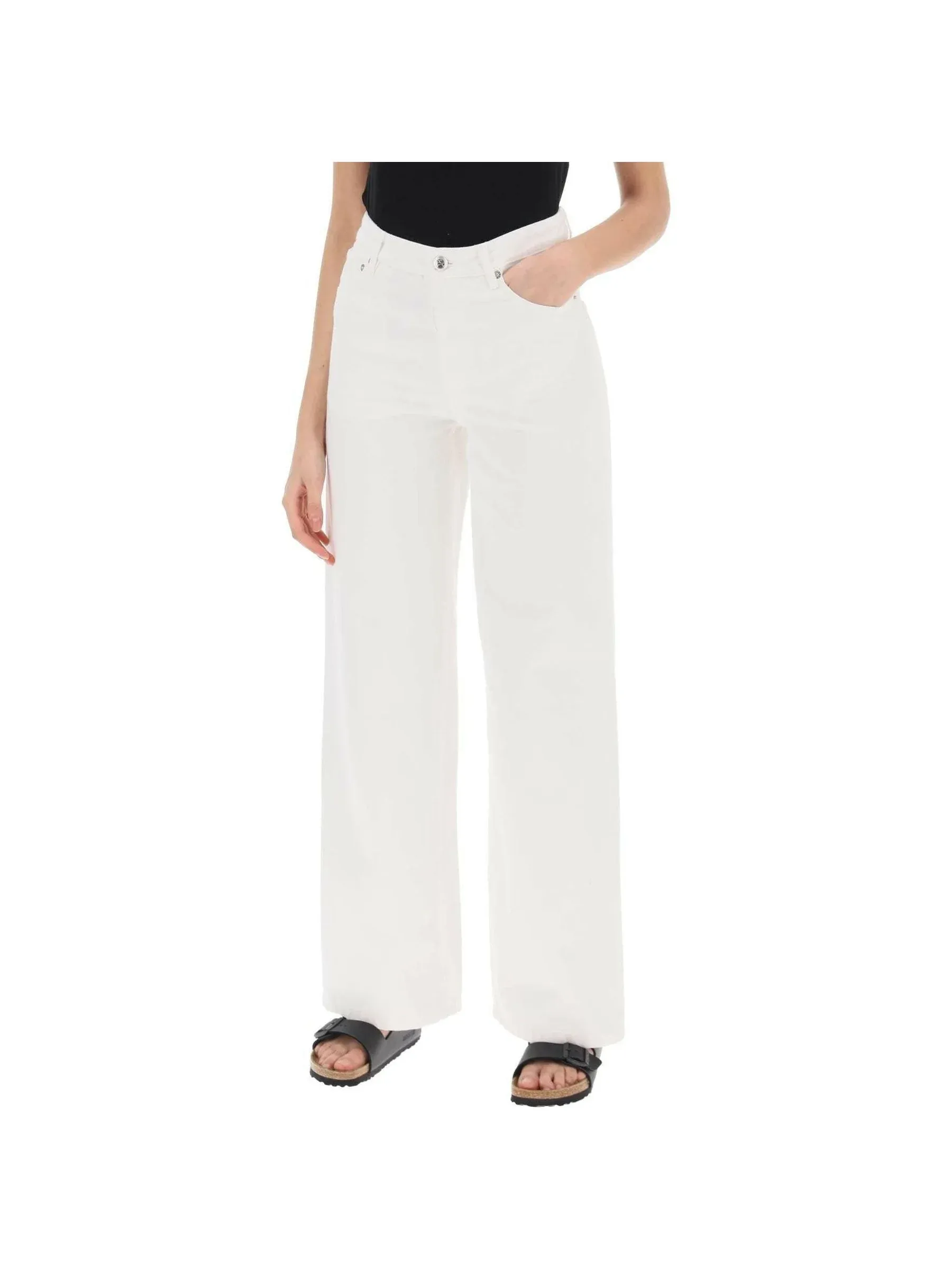 Elisabeth Wide-Leg Denim Jeans