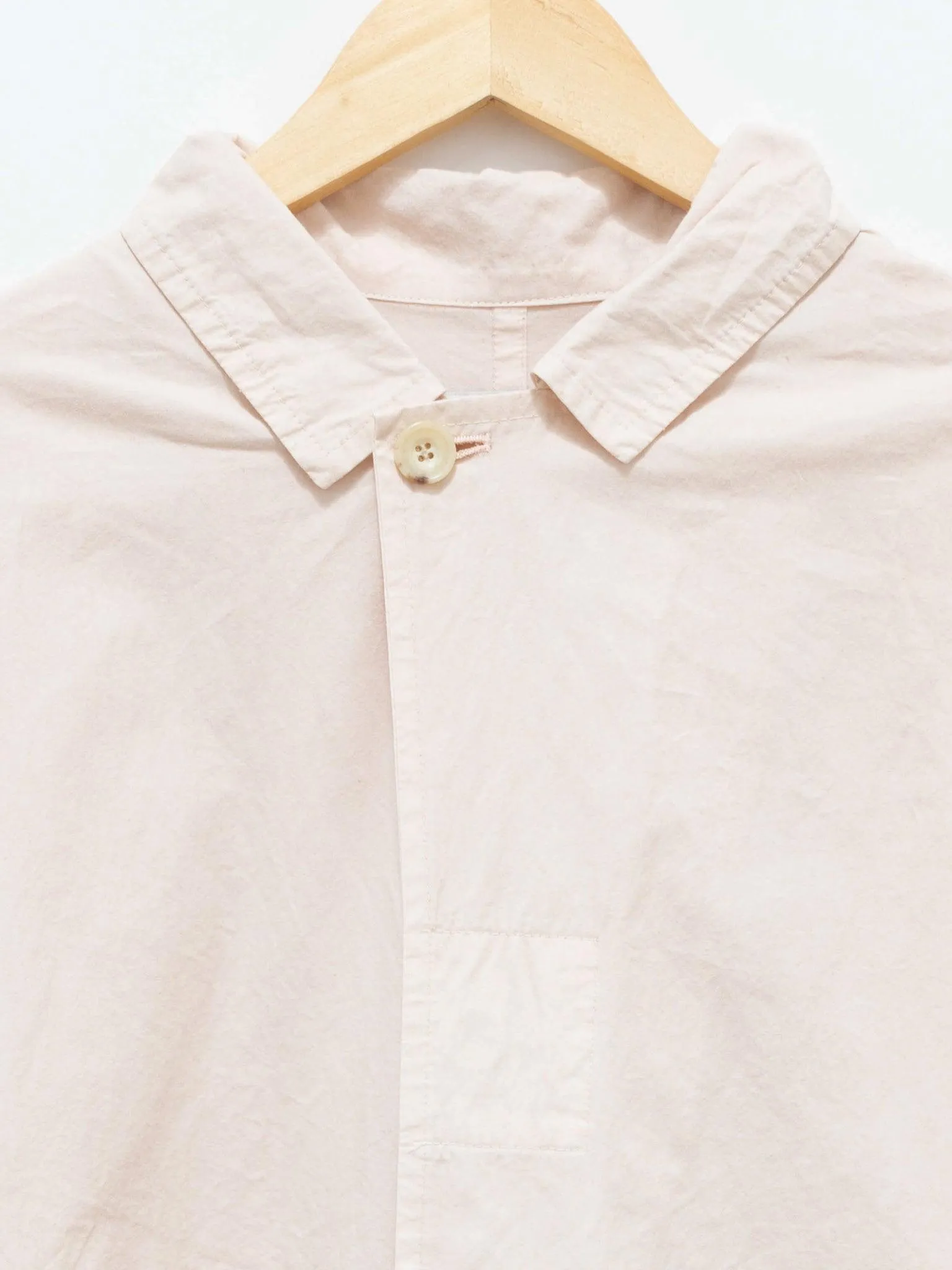 Gather Pocket Coat - Light Pink