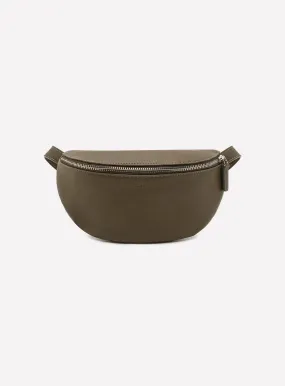 Hip Bag Can Nappa Seaweed
