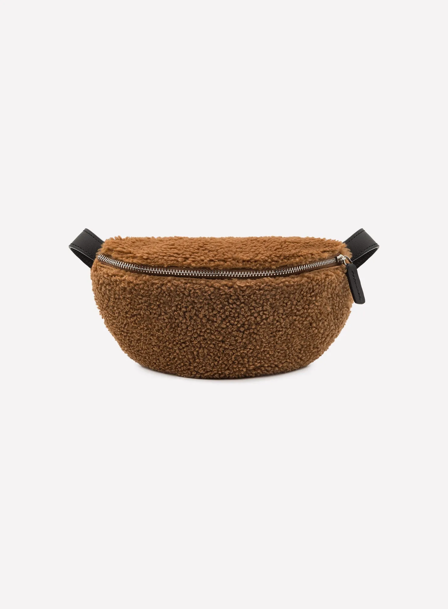 Hip Bag Can Shearling Caramel