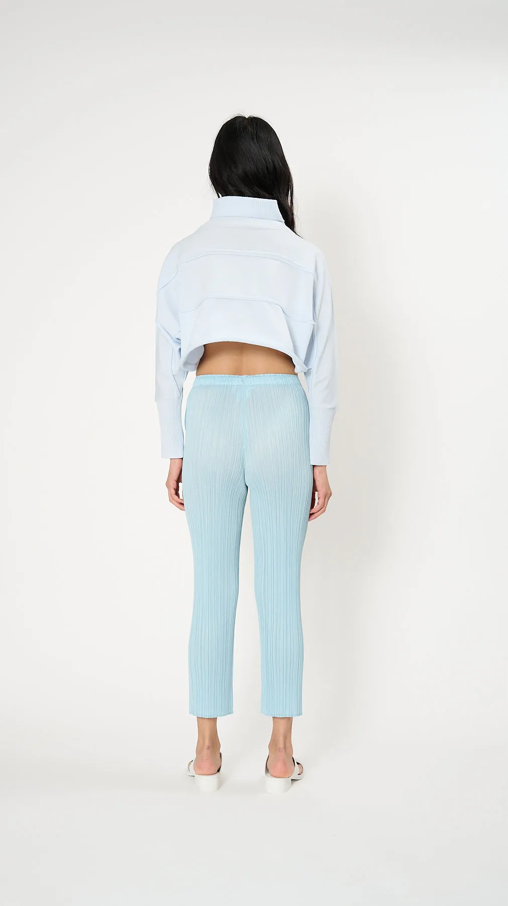Icy Knit Top in Ice Gray