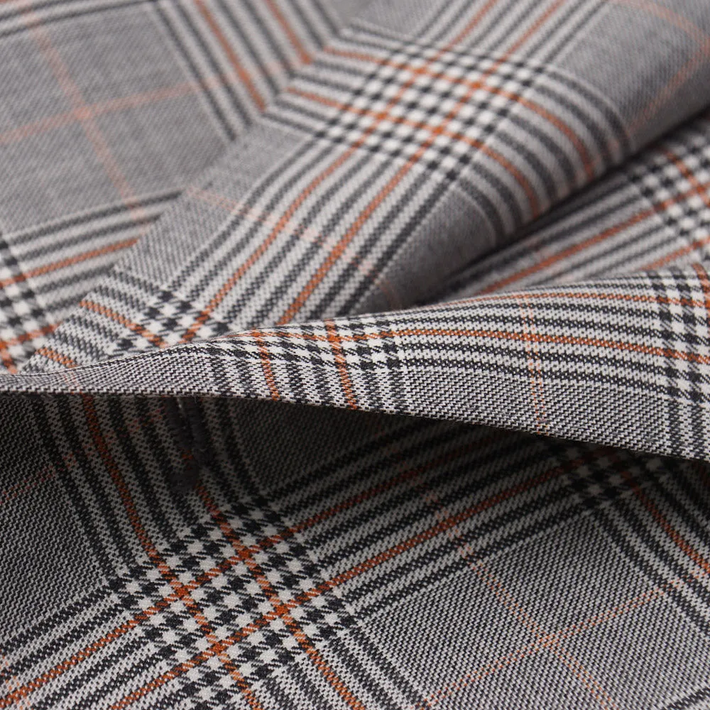 Isaia Slim-Fit Glen Plaid Wool Sport Coat