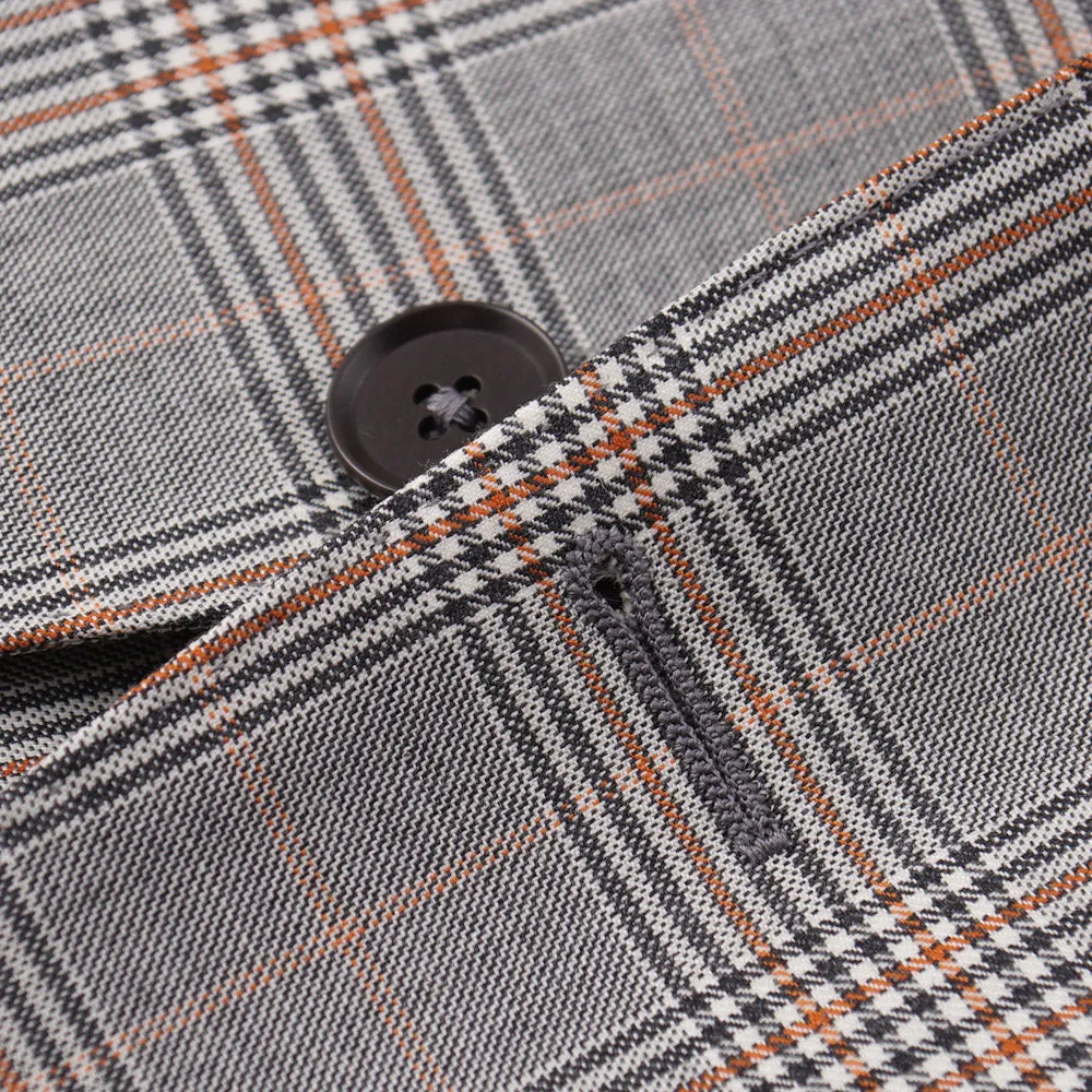 Isaia Slim-Fit Glen Plaid Wool Sport Coat