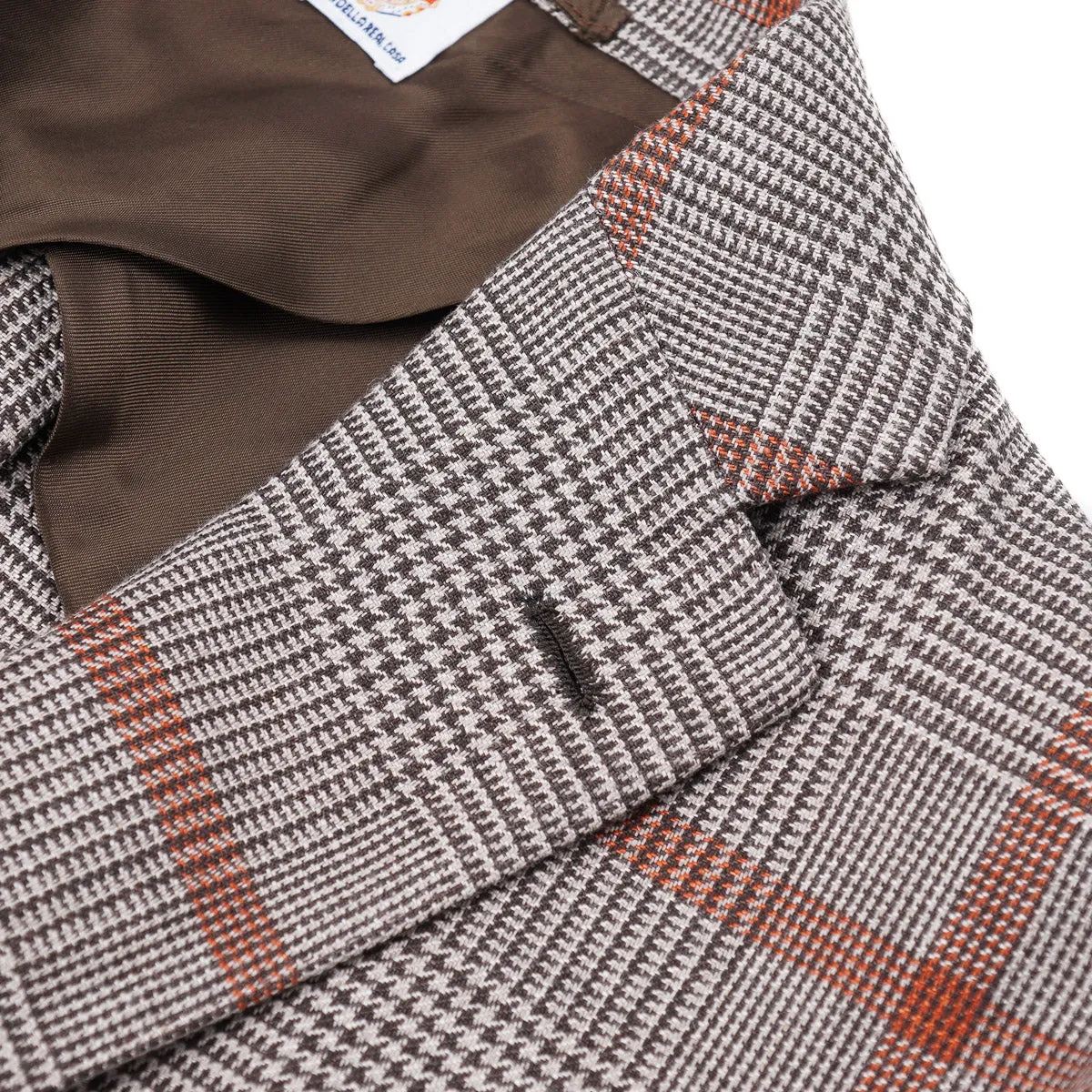 Luigi Borrelli Windowpane Check Linen Sport Coat