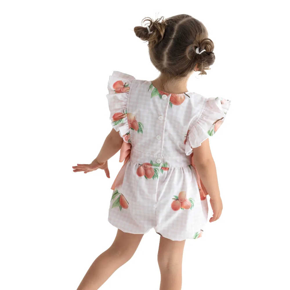 New In Meia Pata Girls Peaches Jumpsuit SS25