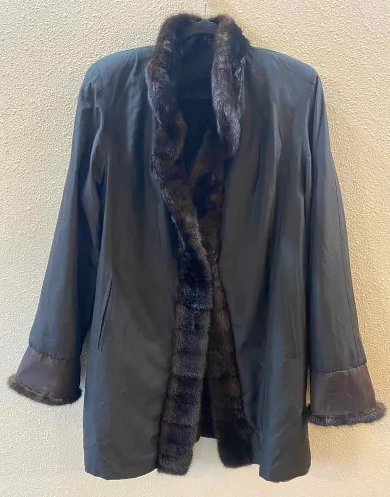 No Label Brown and black Size No Label Coat