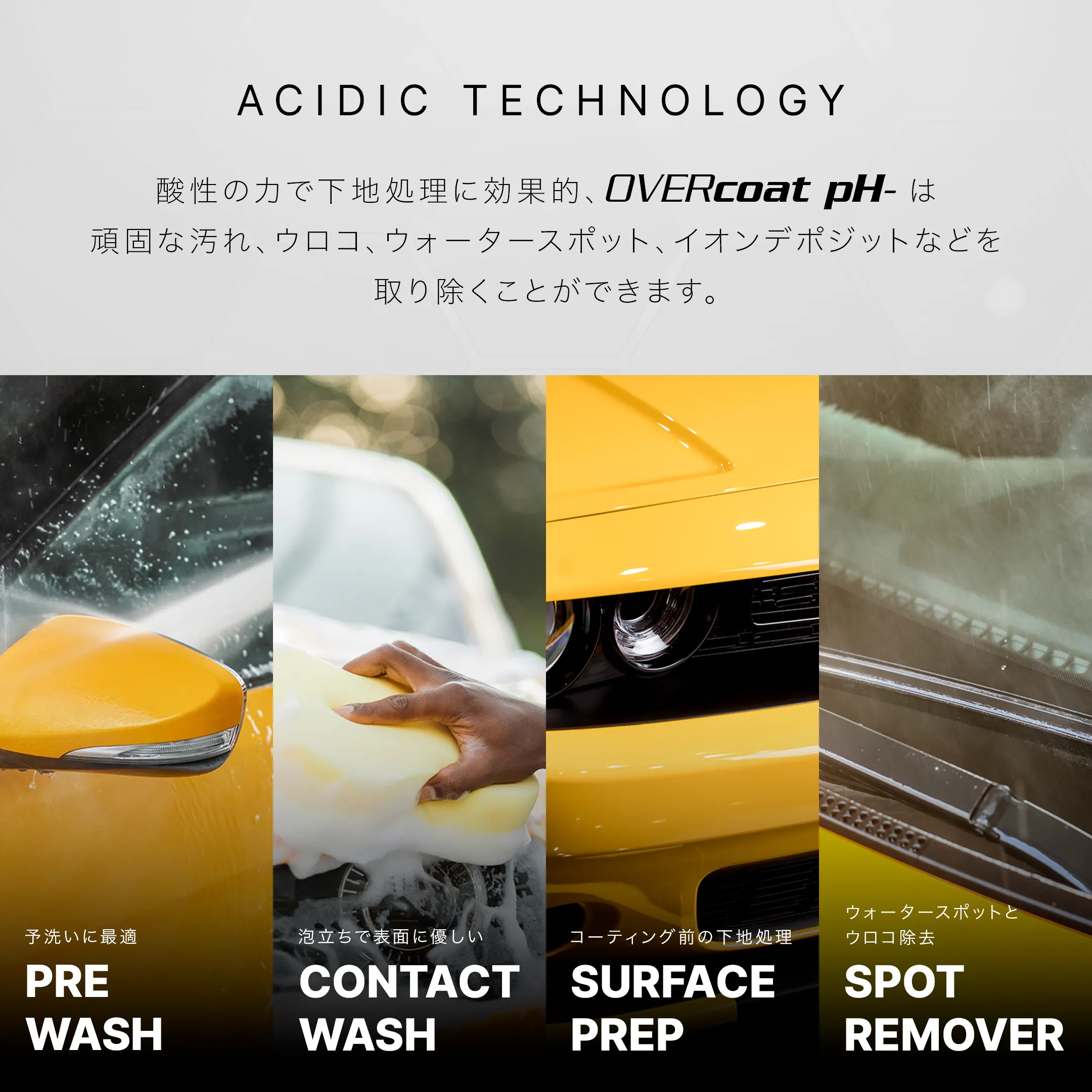OVERcoat pH- 酸性シャンプー
