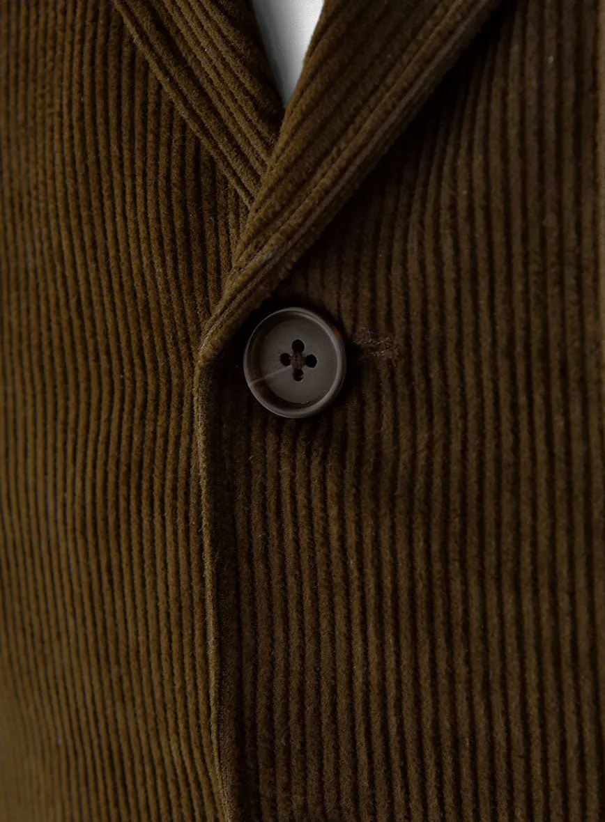 Patch Pockets Corduroy Jacket