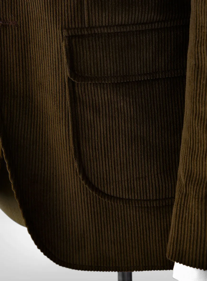 Patch Pockets Corduroy Jacket