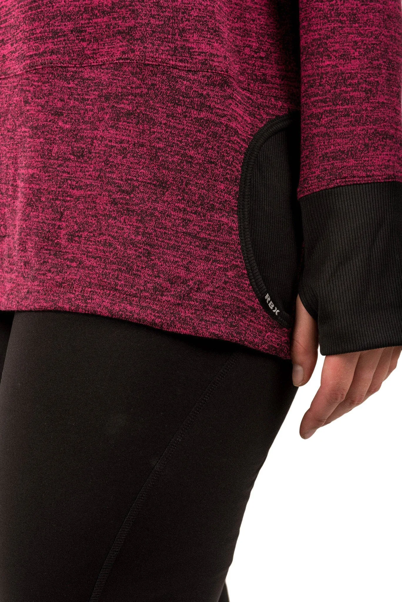 Plus Light Sweater Relaxed Fit Hooded Long Sleeve Shirt