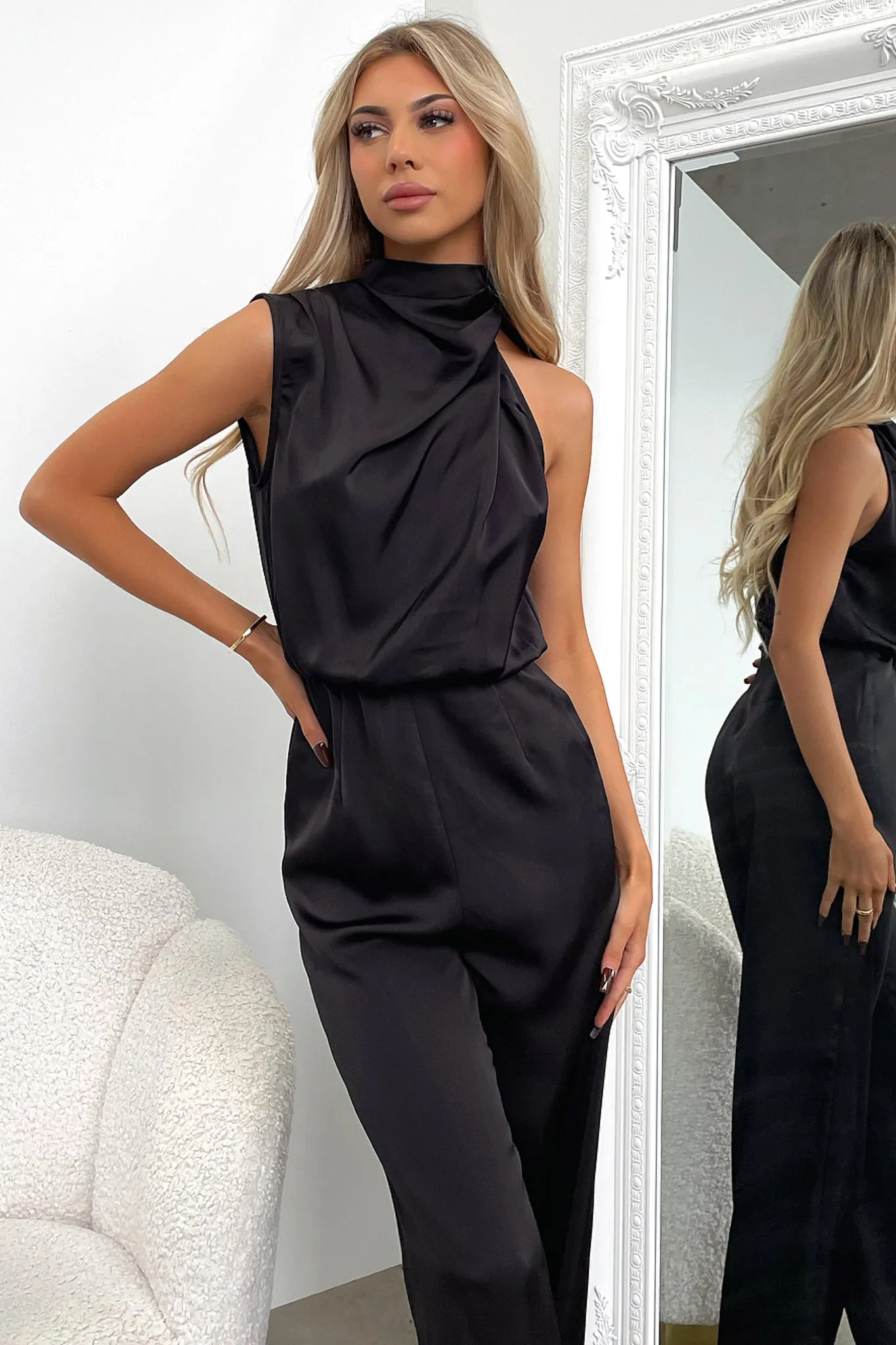 Santorini Jumpsuit - Black