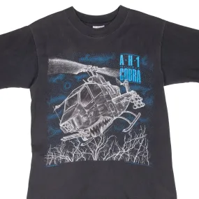 VINTAGE AH1 HUEY COBRA HELICOPTER TEE SHIRT 1990S MEDIUM MADE IN USA