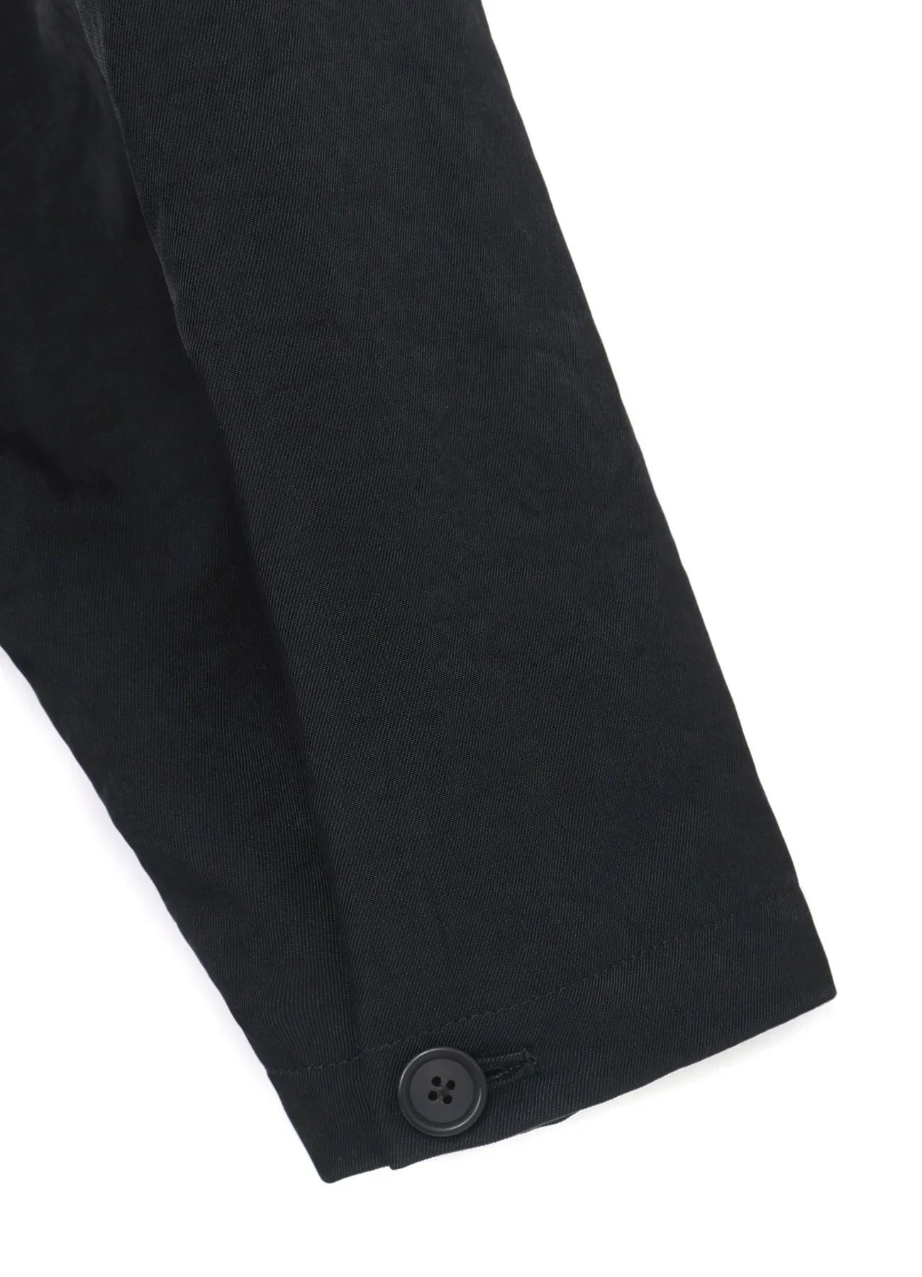WASHED HIGH-DENSITY NYLON TWILL MOTOR CYCLE  COAT