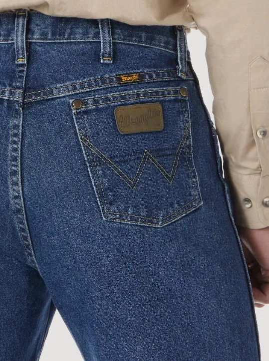 Wrangler 13MGSHD Men's Heavyweight Stone Denim Prewashed George Strait Cowboy Cut® Original Fit Jean (SHOP IN-STORES TOO)