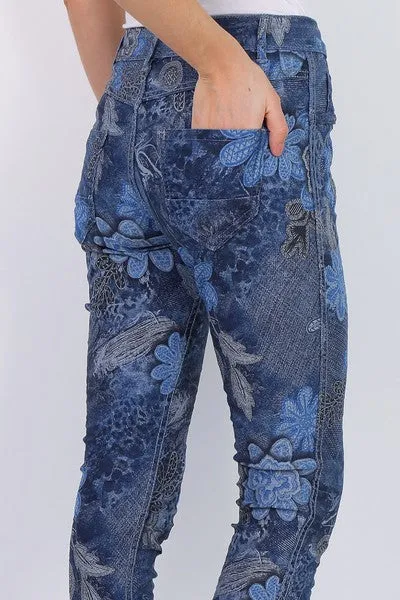 Zac & Zoe Reversible Denim Jeans Elbie Blue
