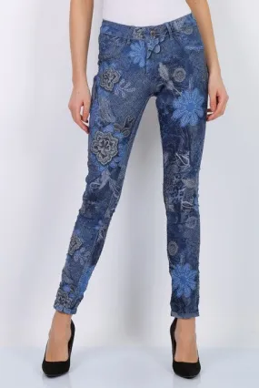 Zac & Zoe Reversible Denim Jeans Elbie Blue