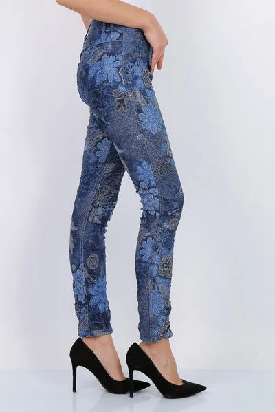 Zac & Zoe Reversible Denim Jeans Elbie Blue